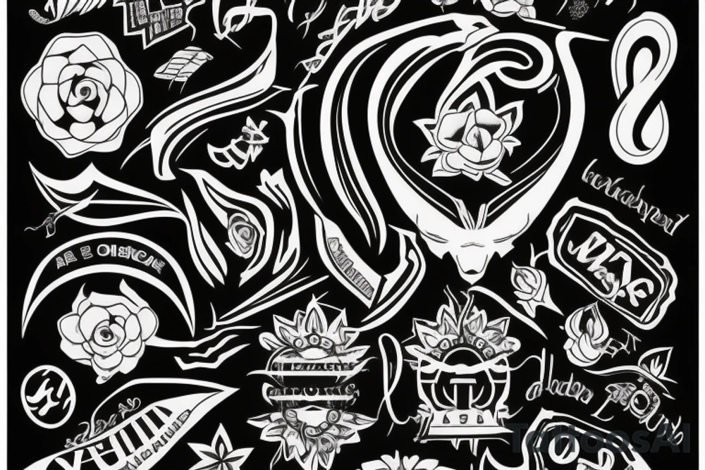 00 tattoo with tattoo font tattoo idea