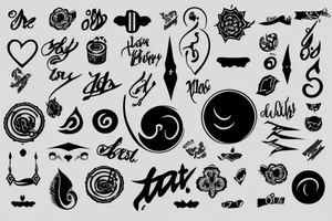 00 tattoo with tattoo font tattoo idea