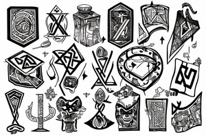 Something that represents Judaism along with love for Israel tattoo idea