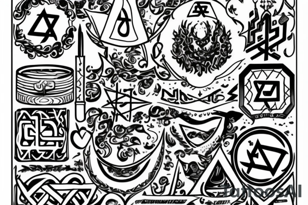 Something that represents Judaism along with love for Israel tattoo idea