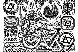Something that represents Judaism along with love for Israel tattoo idea