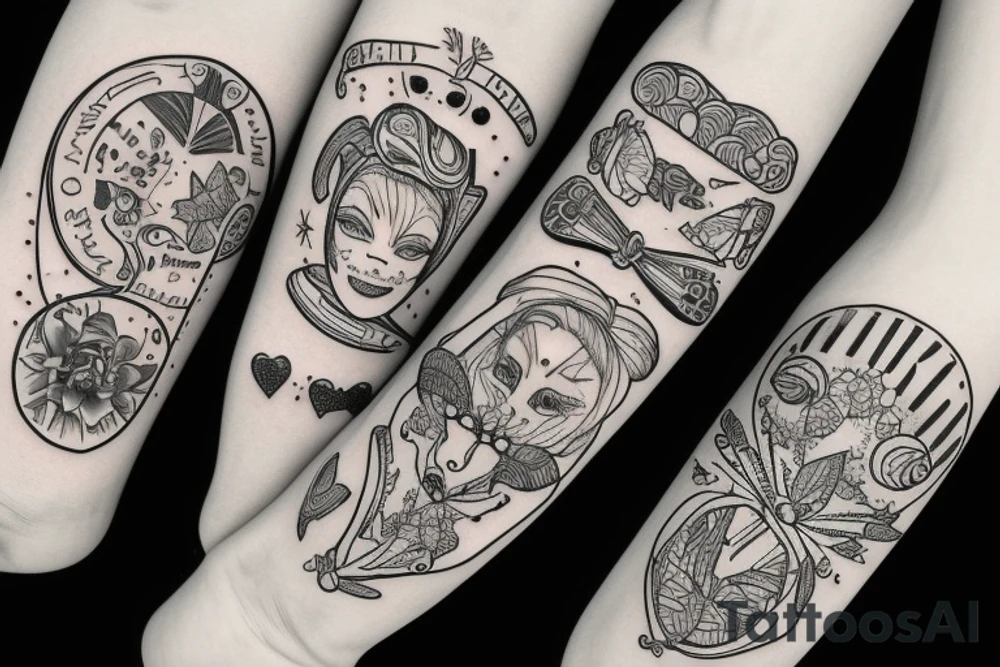 Family that lives far away but the strong bond keep them close tattoo idea