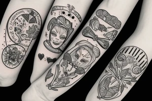 Family that lives far away but the strong bond keep them close tattoo idea