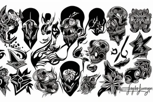 Aggressive tattoo idea