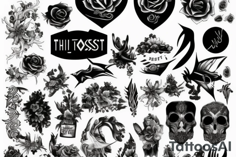 the last sunset tattoo idea