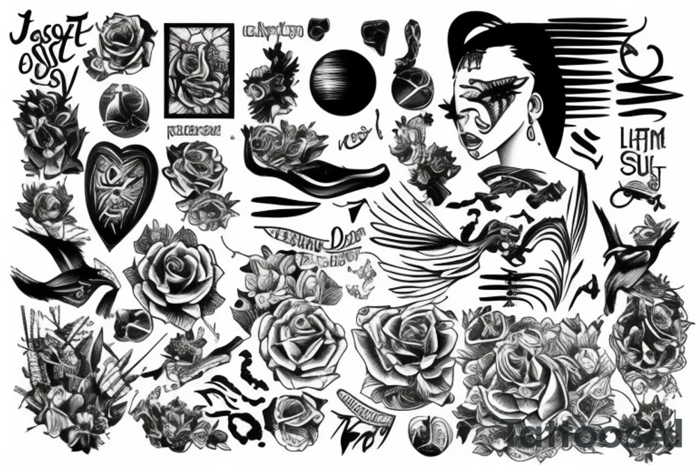 the last sunset tattoo idea