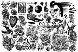 the last sunset tattoo idea