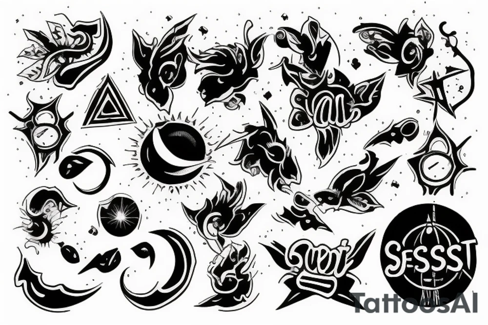 last sunset tattoo idea