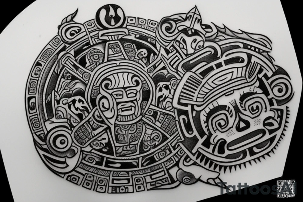 Mayan calendar tattoo idea