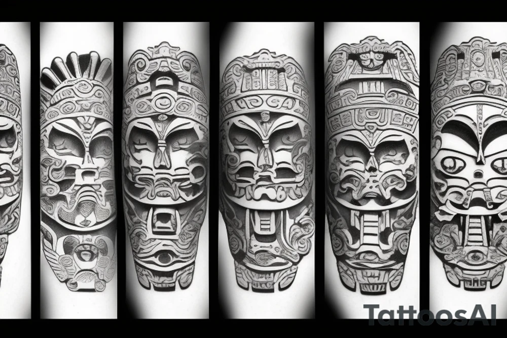 Mayan calendar tattoo idea