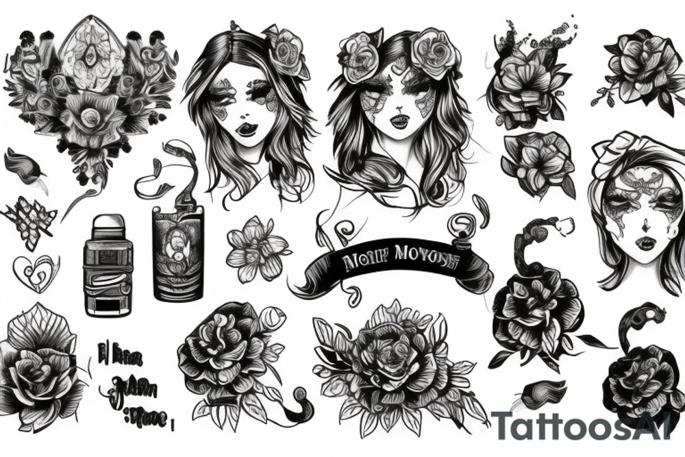 мопс фрэнк tattoo idea