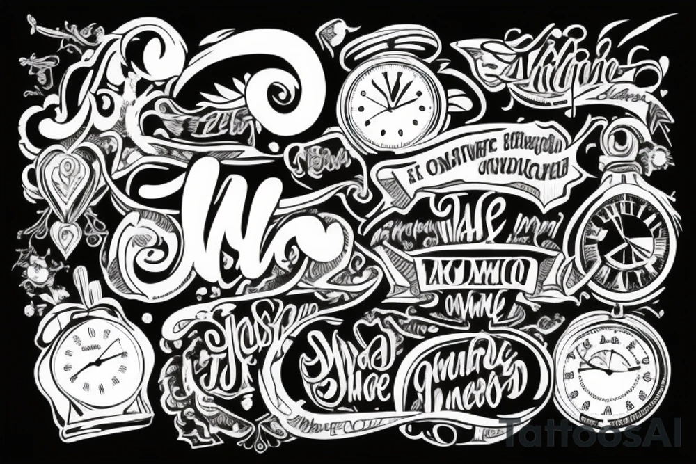 There is a time for everything tattoo idea