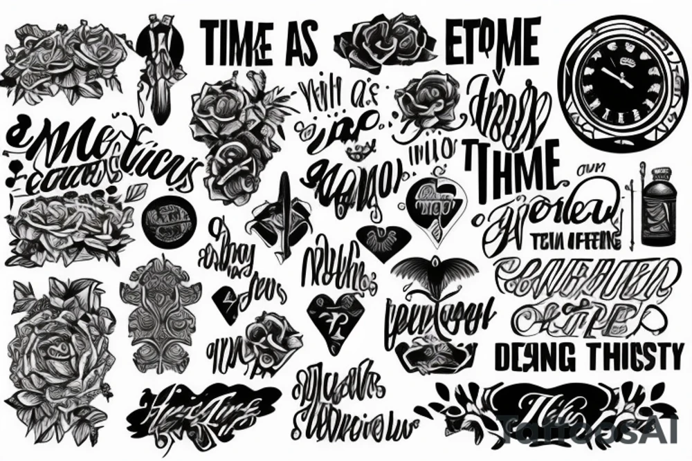 There is a time for everything tattoo idea