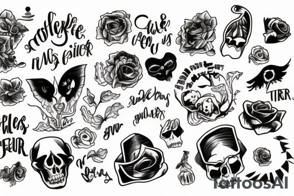 Nothing lasts forever tattoo idea