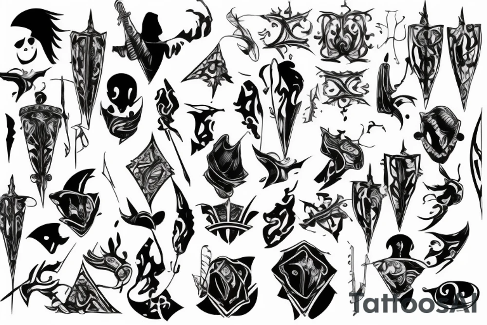 knight tattoo idea