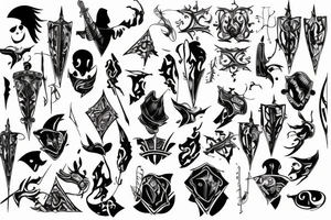 knight tattoo idea