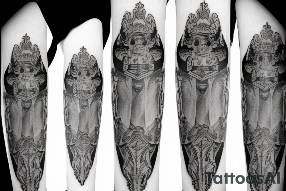 knight tattoo idea