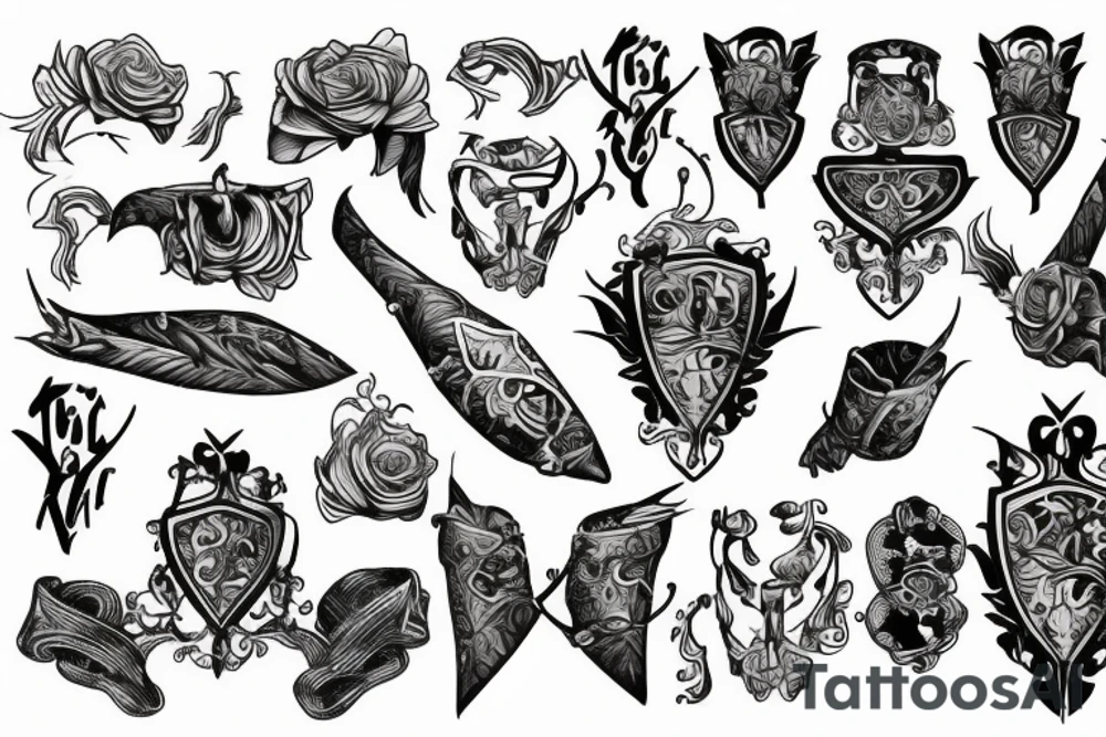 knight tattoo idea