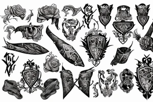 knight tattoo idea
