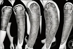 Byzantine knight tattoo idea