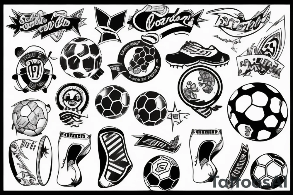 Soccer tattoo idea