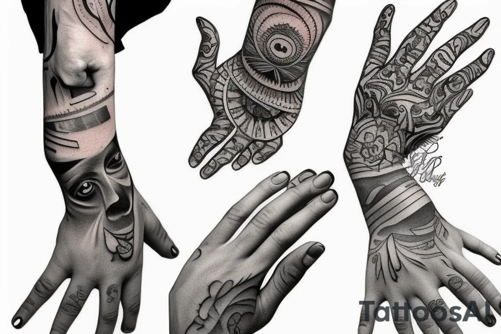 The Human Hand tattoo idea