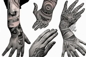 The Human Hand tattoo idea