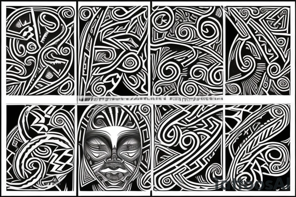 maori stile tattoo idea