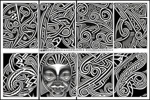 maori stile tattoo idea
