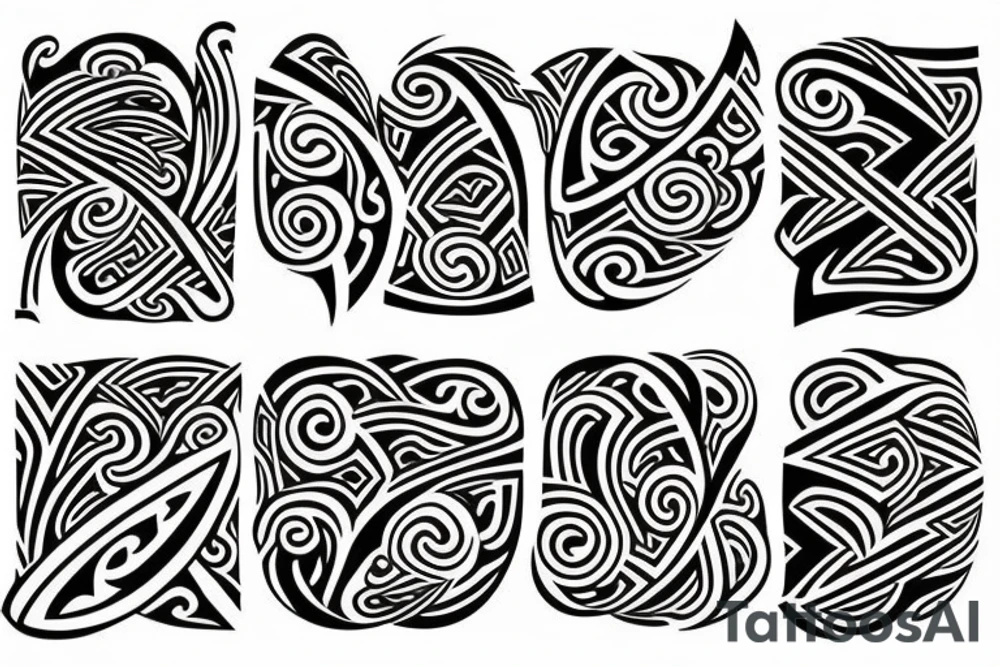 maori stile tattoo idea