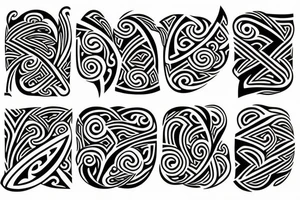 maori stile tattoo idea