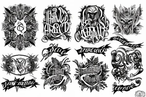 Text with experience tattoo idea