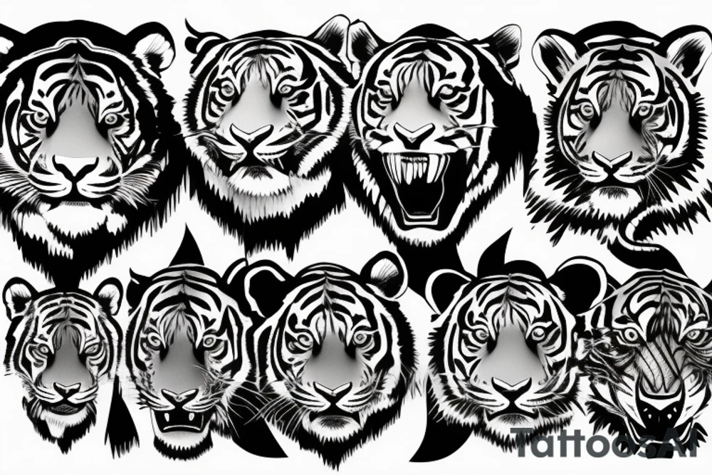 Thailand tiger dutch tattoo idea