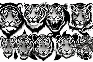 Thailand tiger dutch tattoo idea