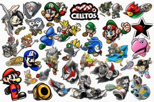 Nintendo tattoo idea