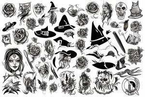 Witch tattoo idea