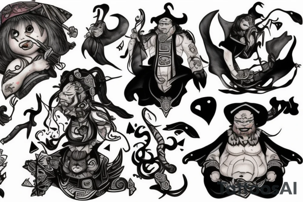 pudge from dota 2 witch arcane after take pampage tattoo idea
