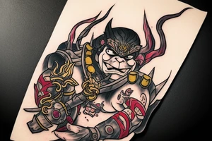 pudge from dota 2 with arcane after take pampage tattoo idea
