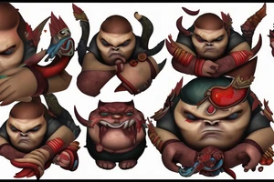 pudge from dota 2 after take pampage tattoo idea