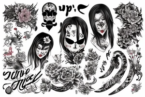 Word name is uchi tattoo idea