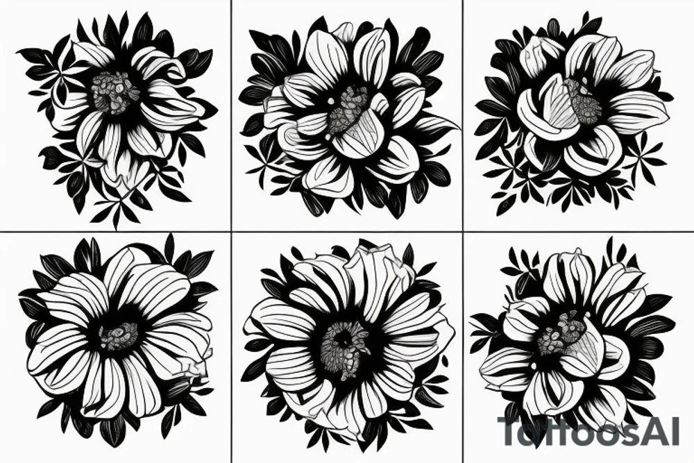 Flowers tattoo in arms tattoo idea