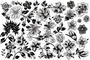 Sakura flowers tattoo tattoo idea