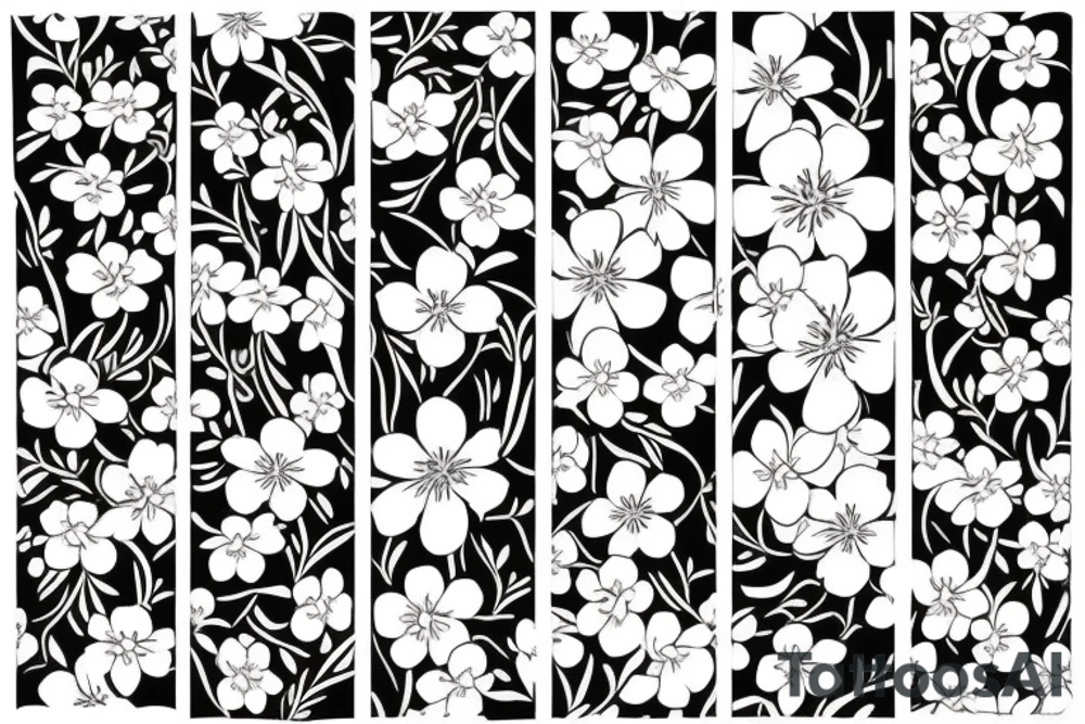 Sakura flowers tattoo tattoo idea