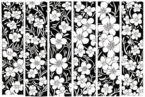 Sakura flowers tattoo tattoo idea