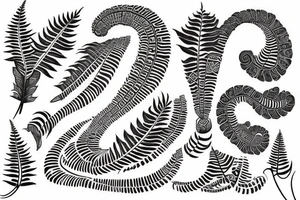 Maori, Indonesia, spiraling, fern tattoo idea