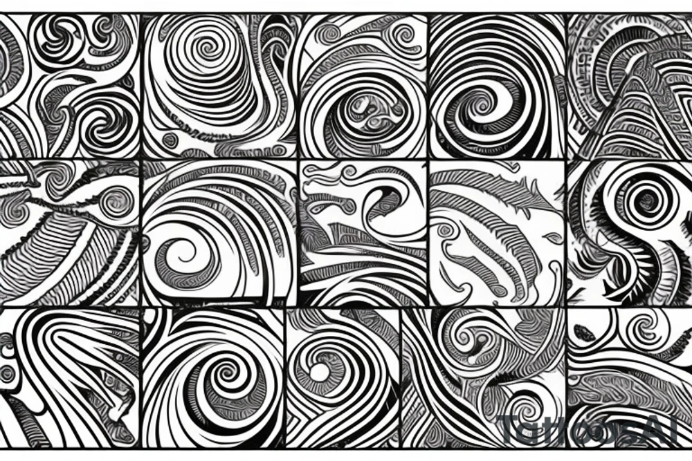 Maori, Indonesia, spiraling, fern tattoo idea