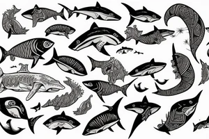 Maori, Indonesia, spiraling, shark tattoo idea