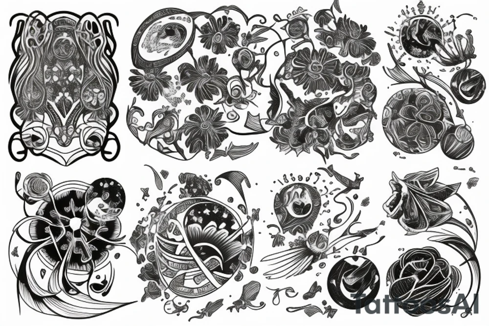 cosmos tattoo idea