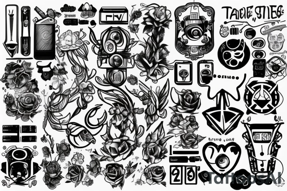 aesthetic coding tattoo idea