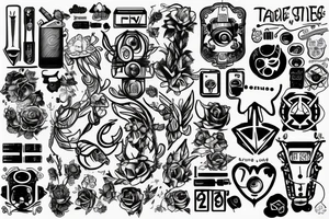 aesthetic coding tattoo idea